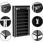 Space-Saving Shoe Rack for Entryway and Wardrobe