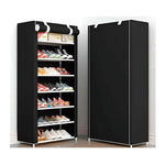 Space-Saving Shoe Rack for Entryway and Wardrobe