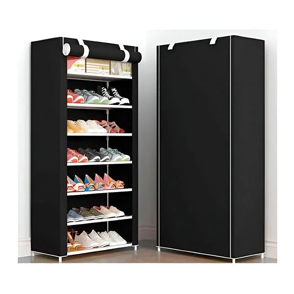 Space-Saving Shoe Rack for Entryway and Wardrobe