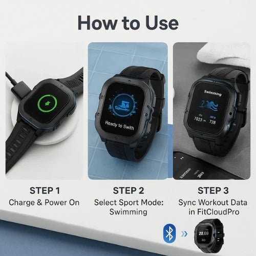 Sportuhr mit Bluetooth 5.0 Verbindung für aktive Lebensstile