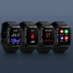 Sportliche Uhr mit Bluetooth 5.0 Verbindung und Fitness-Tracking