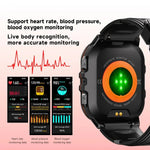 Sportliche Uhr mit Bluetooth 5.0 Verbindung und Fitness-Tracking