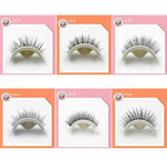Selbsthaftende Wimpern mit wiederverwendbarem Design
