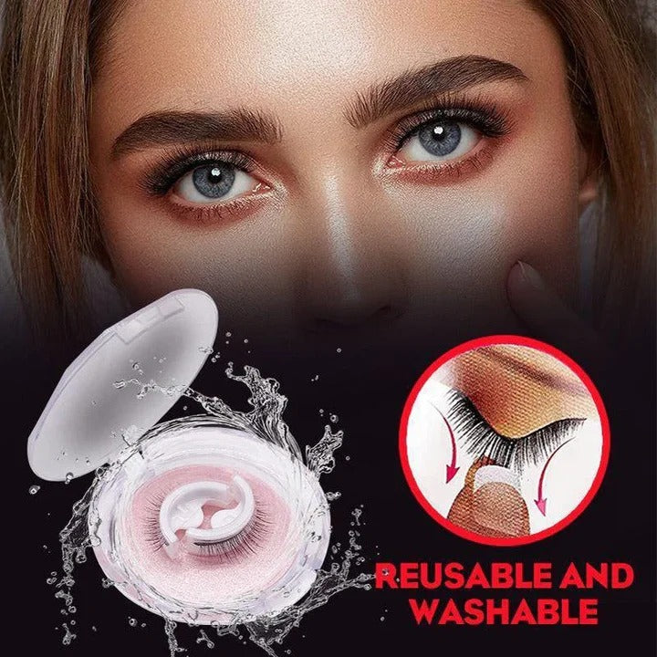Wiederverwendbare Selbstklebende Wimpern für Perfekte Augen