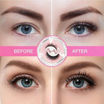 Selbsthaftende Wimpern mit wiederverwendbarem Design