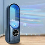 Compact bladeless fan with USB connection and 100 ml water tank