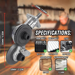 Metal Shear Drill Attachment for Sheet Metal Processing