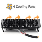 Kraftvoller 500W Autoheizlüfter mit Luftauslässen