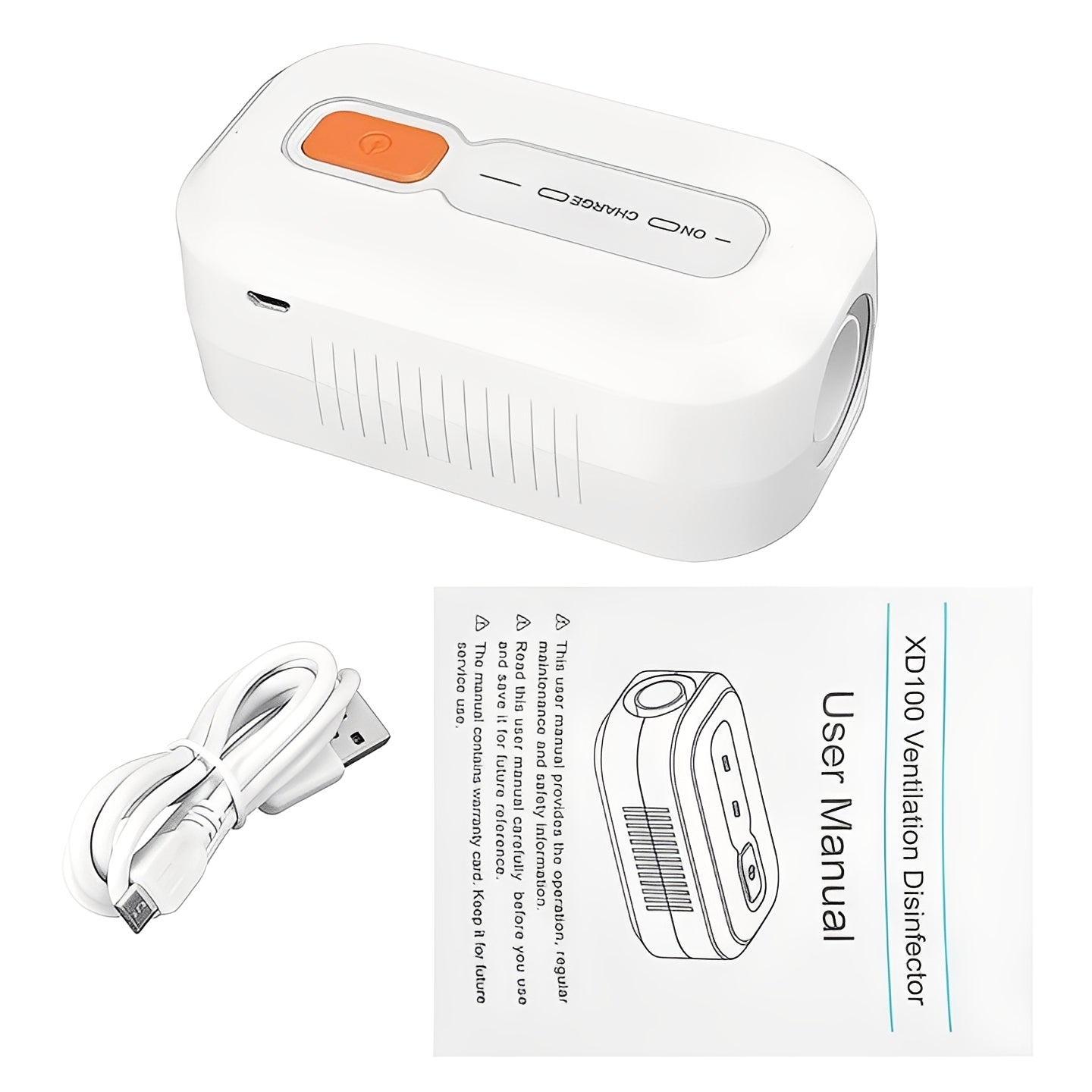 Tragbares CPAP-Reinigungsgerät mit Akku