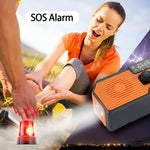 Solar- und Handkurbel-Radio mit 5000mAh Powerbank