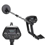 Metal detector with LCD display and adjustable handle