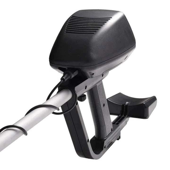 Metal detector with LCD display and adjustable handle