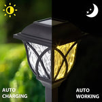 Solar-powered LED Garden Lights, Set of 2