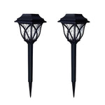 Solar-powered LED Garden Lights, Set of 2