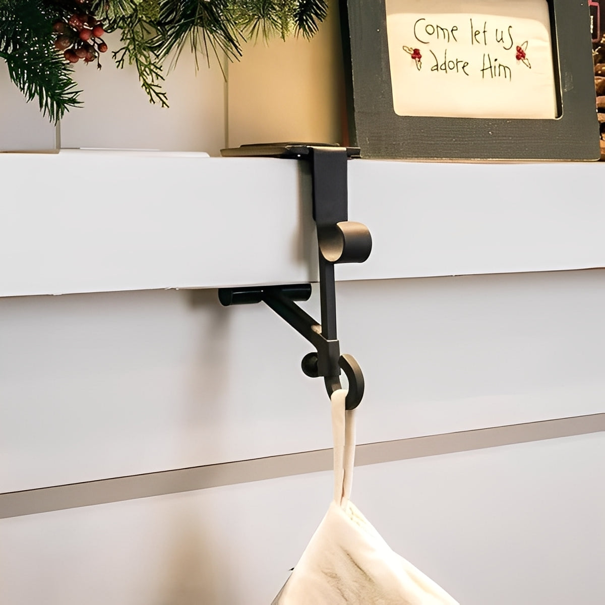 Verstellbare Haken für Weihnachtsdekoration 2-in-1 Design