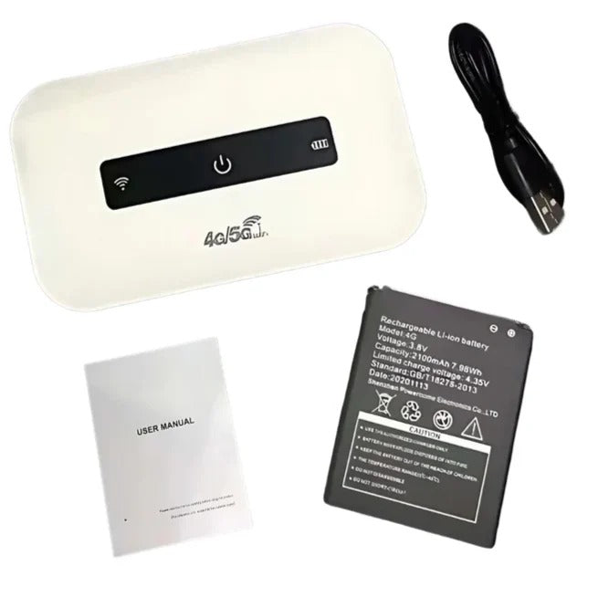 Mobiler 4G LTE WLAN-Router mit SIM-Kartensteckplatz