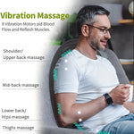 Faltbares Heizendes Massagekissen mit Separater Temperaturregelung