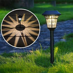 Solar Powered Outdoor LED Garden Lights, Set of 4