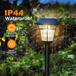 Solarbetriebene LED-Lampen für Garten und Wege, 4er Set