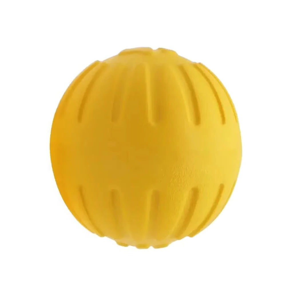 Dog play ball with textured design