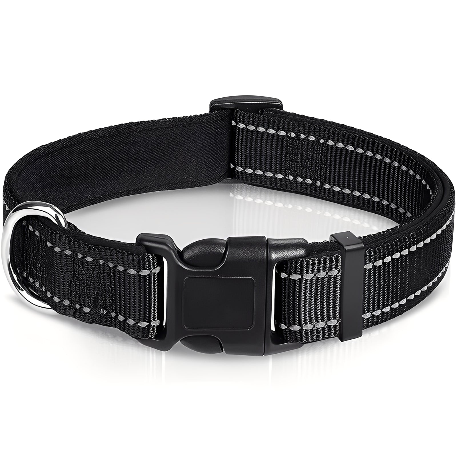 Verstellbarer Nylon-Hundehalsband mit Sicherheitsverschluss