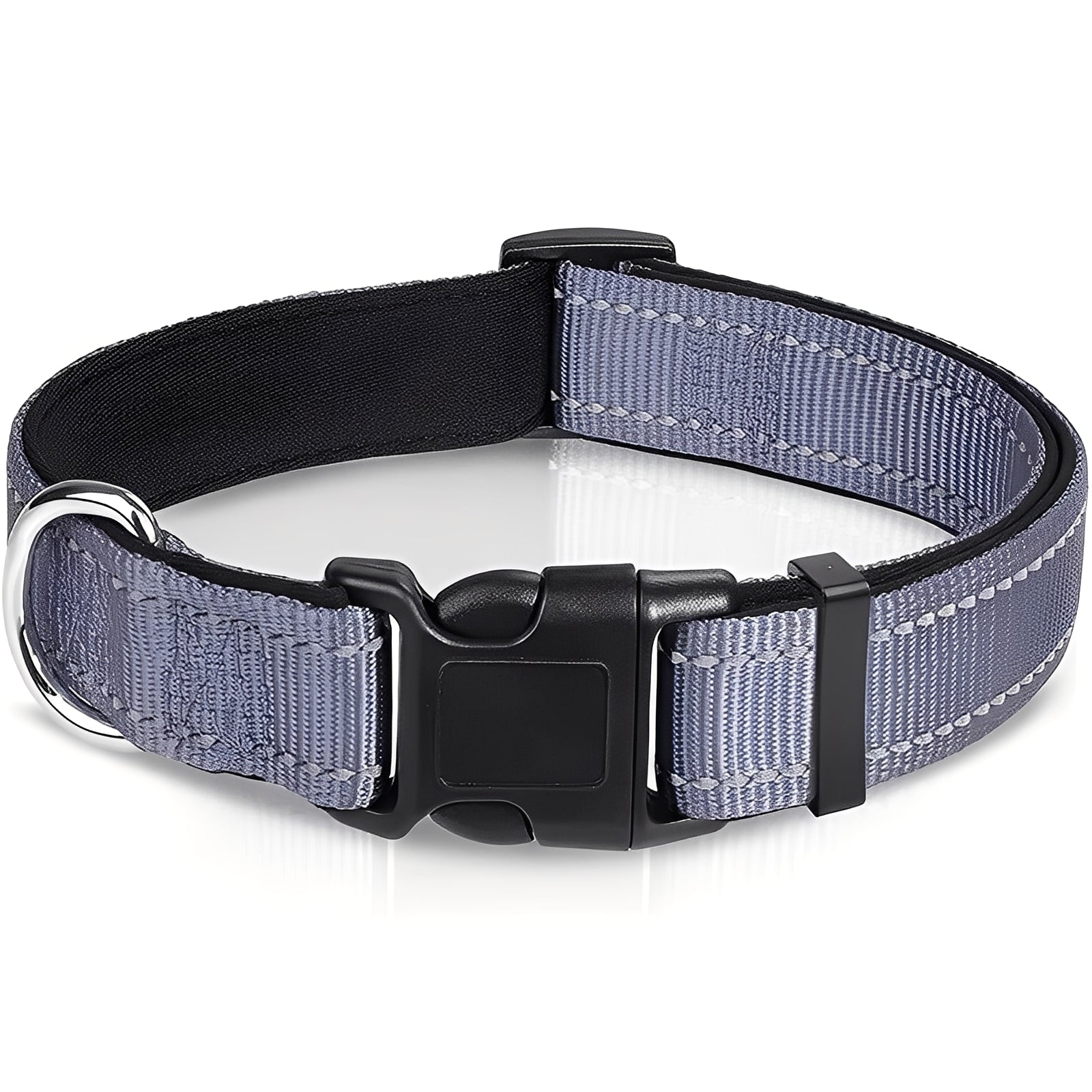 Verstellbarer Nylon-Hundehalsband mit Sicherheitsverschluss