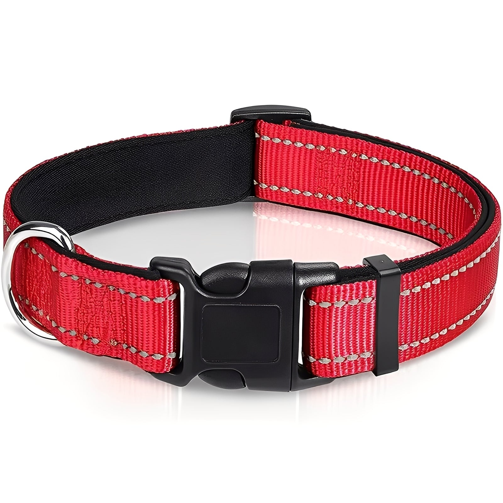 Verstellbares Nylon-Hundehalsband mit Clipverschluss
