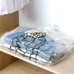 Hanging Vacuum Storage Bags for Optimal Clothing Organization, Set of 4