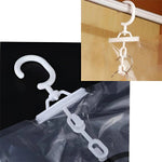 Hanging Vacuum Storage Bags for Optimal Clothing Organization, Set of 4