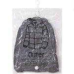 Hanging Vacuum Storage Bags for Optimal Clothing Organization, Set of 4