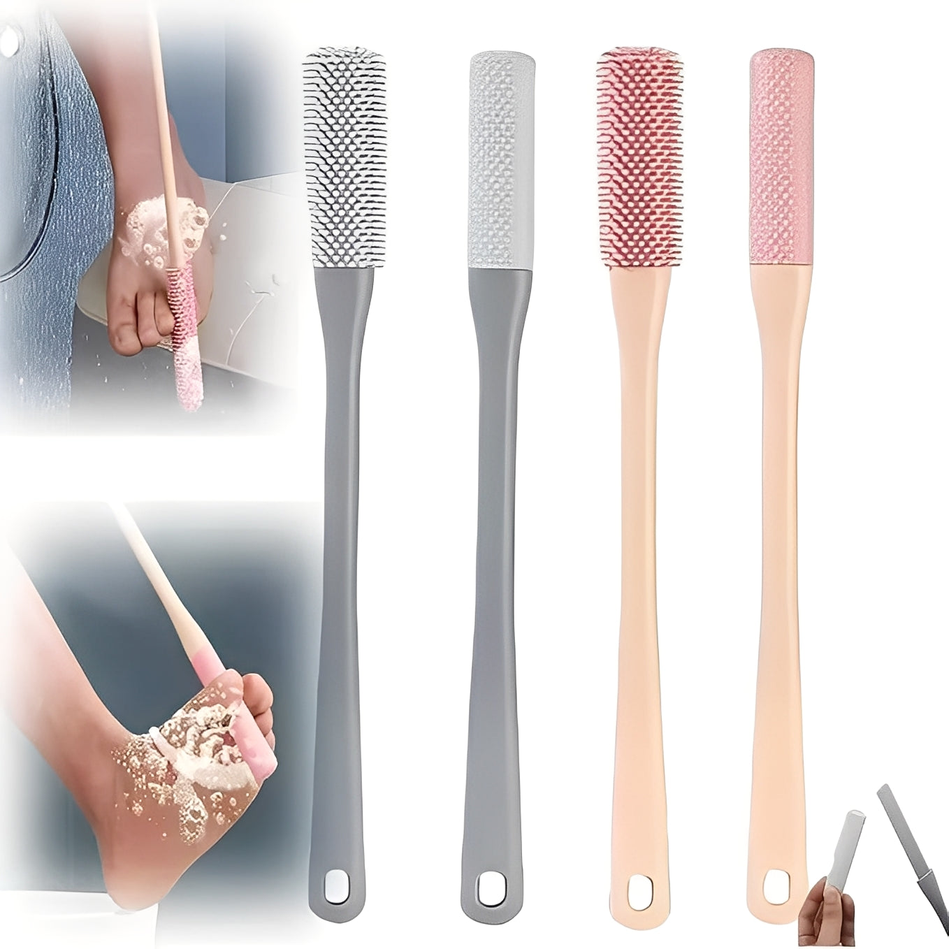 Practical Toe-Gap Cleaning Brush, Set of 2