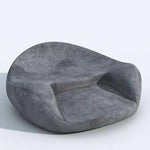 Round meditation cushion with adjustable foam core