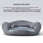 Round meditation cushion with adjustable foam core