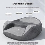 Round meditation cushion with adjustable foam core