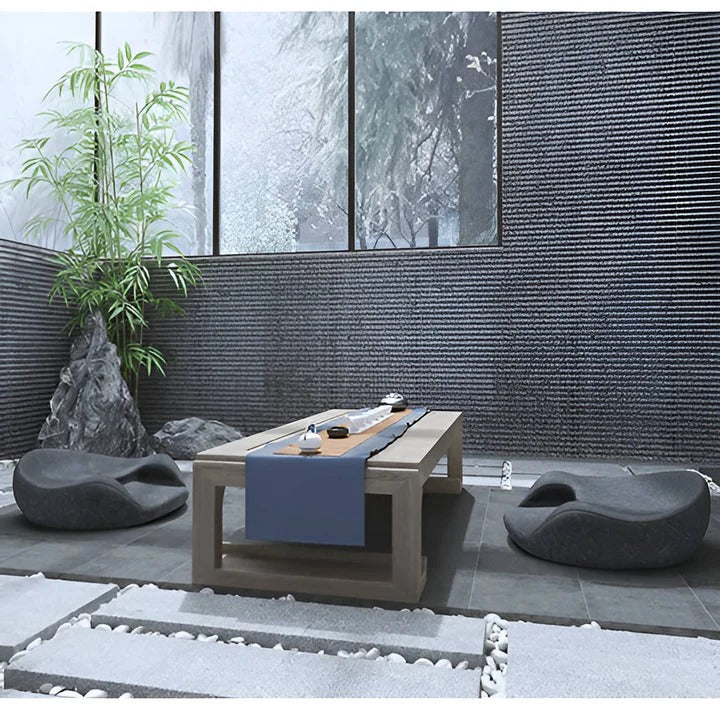 Round meditation cushion with adjustable foam core