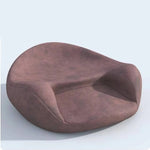 Round meditation cushion with adjustable foam core