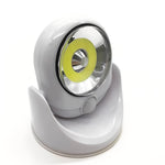 Akku-Betriebene LED-Lampe mit Bewegungsmelder und drehbarem Fuß
