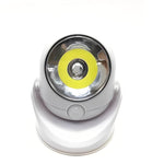 Akku-Betriebene LED-Lampe mit Bewegungsmelder und drehbarem Fuß