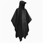 Leichter Regenponcho mit Kapuze und praktischer Tasche