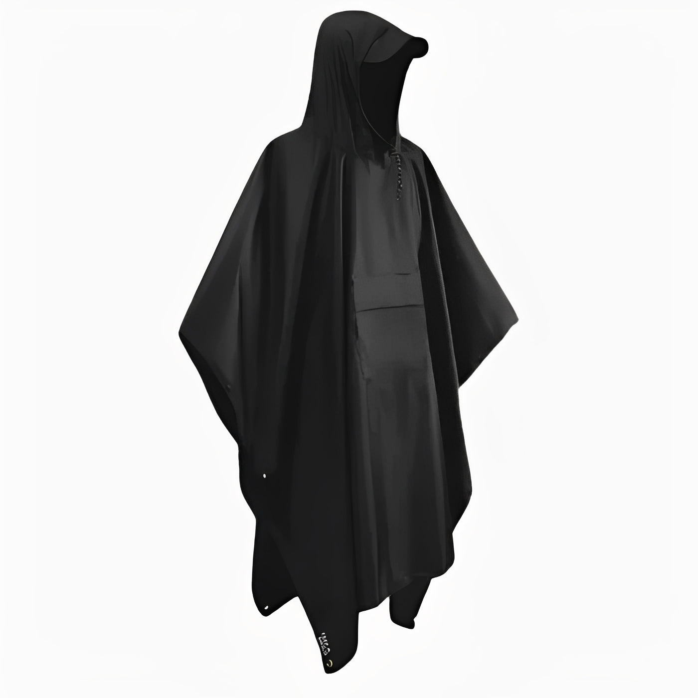 Leichter Regenponcho mit Kapuze und praktischer Tasche