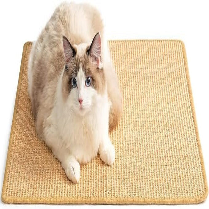 Cat Play Mat Made of Natural Fiber for Scratching Fun