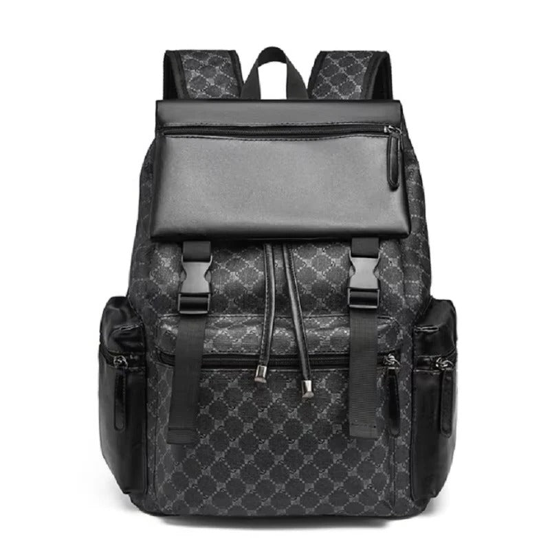 Eleganter Rucksack aus Leder für Laptop und Reisen