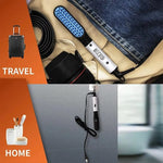 Compact Beard Straightening Brush with Ceramic Heating