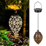 Solar-powered droplet light for garden lighting and decoration