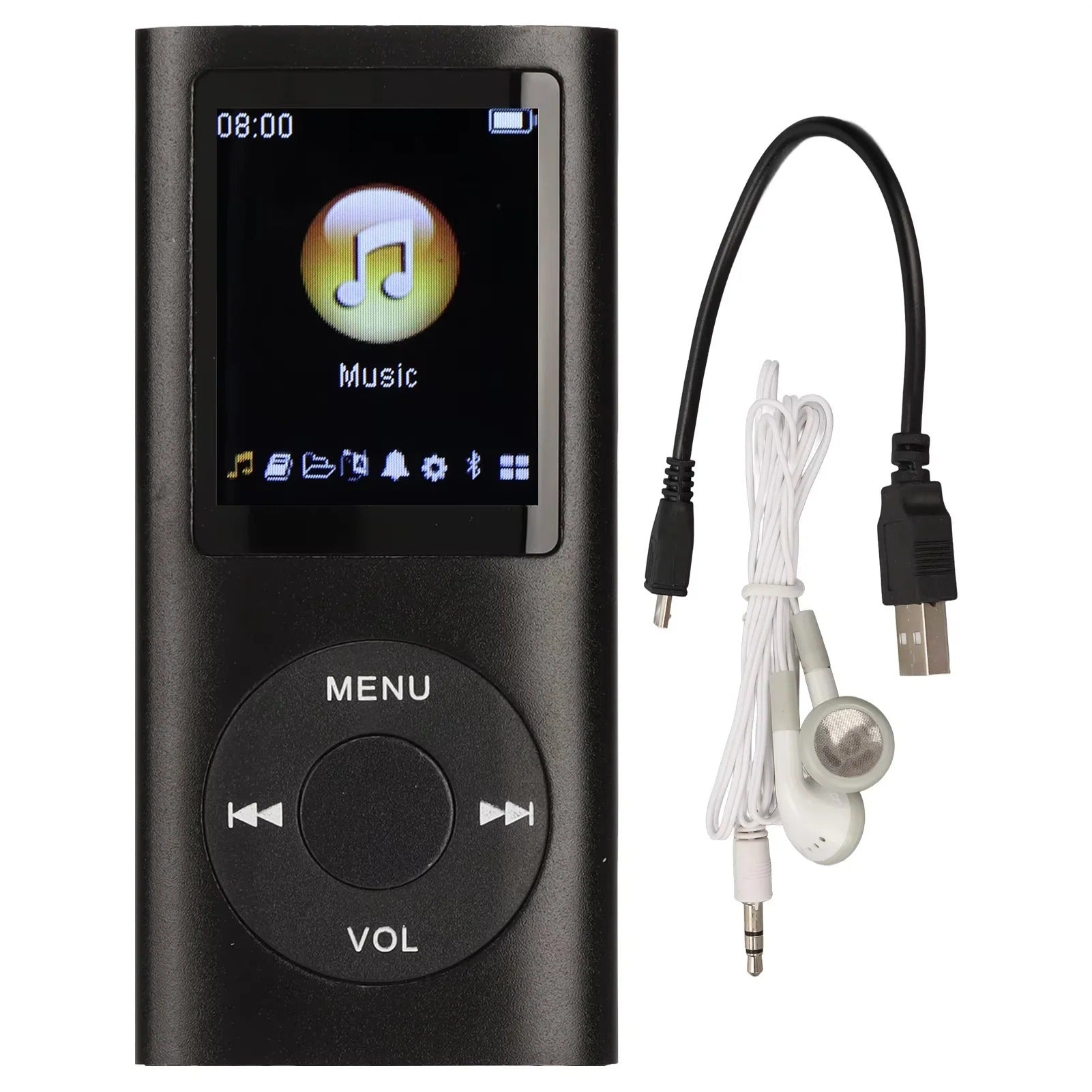 Kompakter MP3-Player mit 1,8 Zoll LCD-Bildschirm und Videofunktion