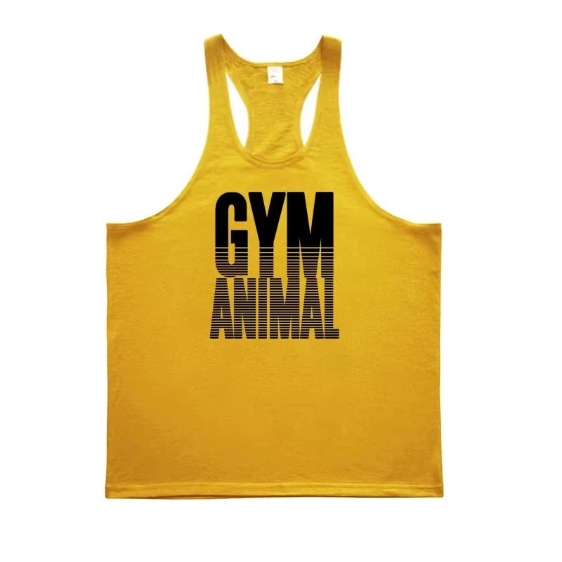 Men's Cotton Y-Back Gym Tank Top