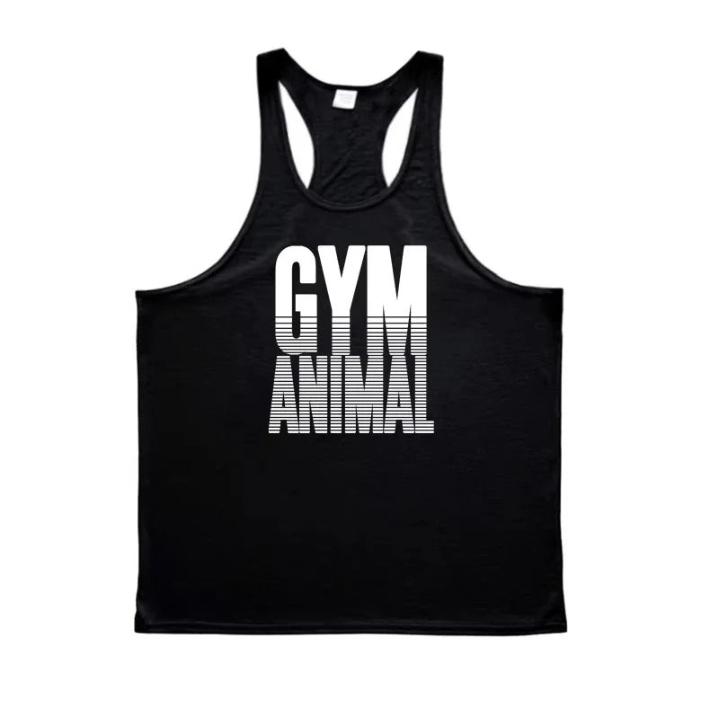 Men's Cotton Y-Back Gym Tank Top