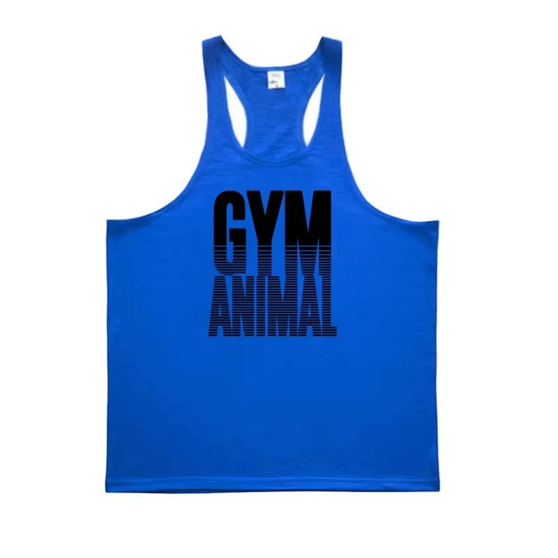 Herren Tanktop aus Baumwolle mit Y-Rücken für Fitness