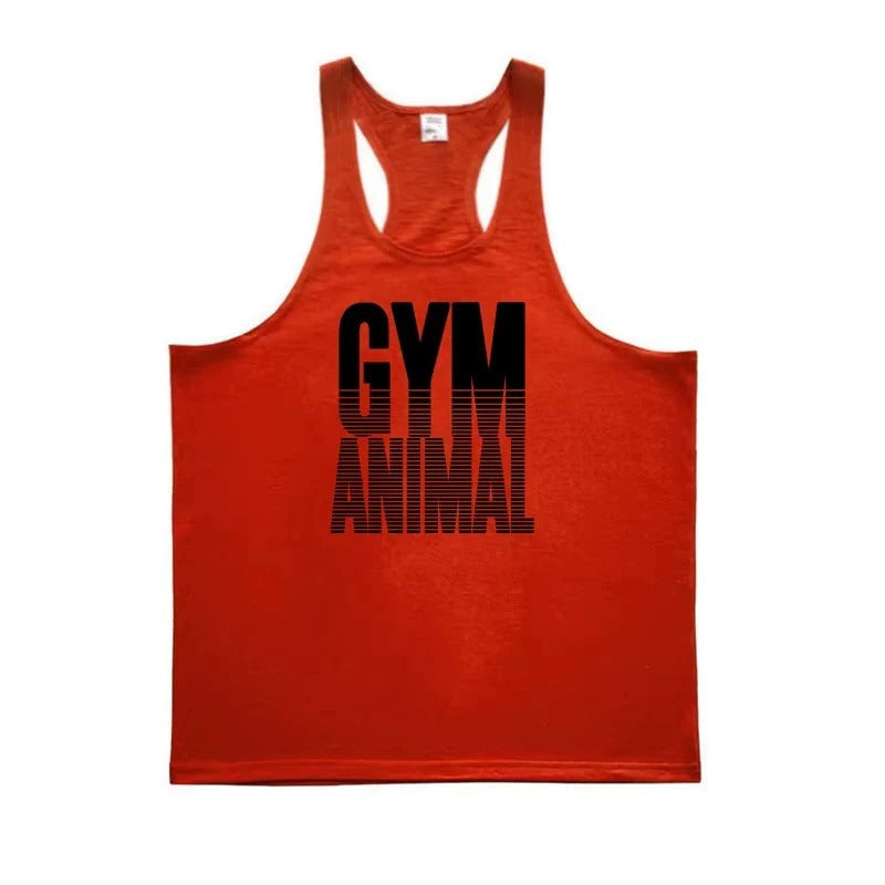Men's Cotton Y-Back Gym Tank Top