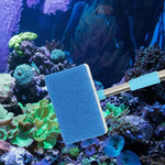 Verstellbarer Algenreiniger für Aquarien mit 180-Grad-Schwamm